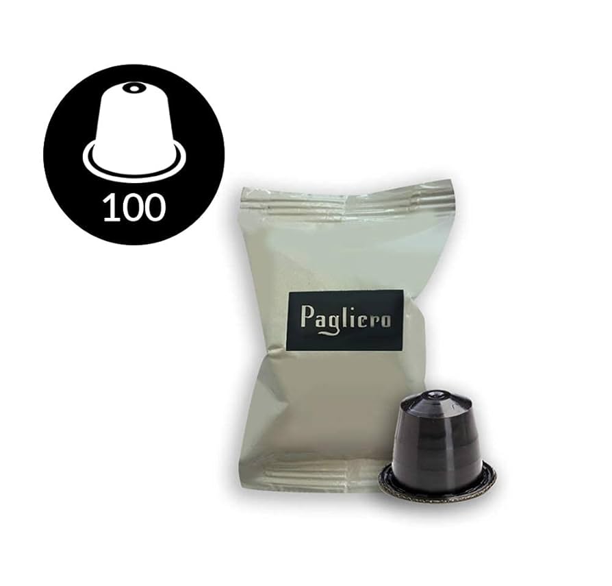 100 CAPSULE PAGLIERO COMPATIBILI NESPRESSO