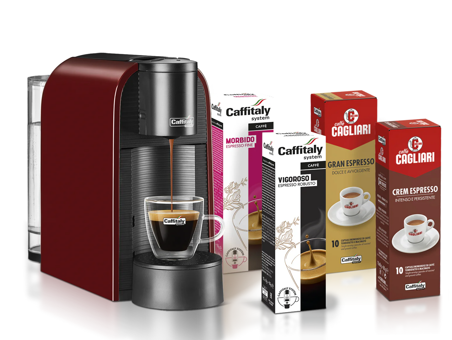 Macchina Volta Caffitaly con 40 capsule in regalo