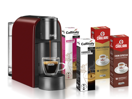 Macchina Volta Caffitaly con 40 capsule in regalo