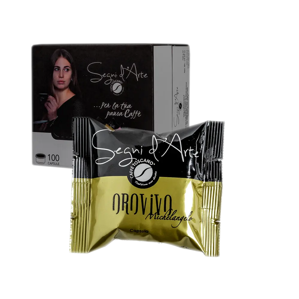 100 CAPSULE CAFFE'TOSCANO OROVIVO