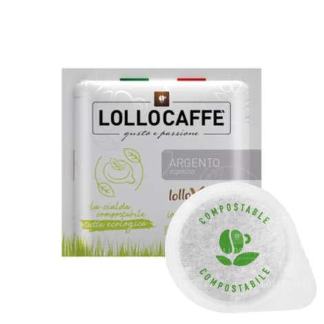 100 Cialde Ese 44mm Lollo miscela ARGENTO